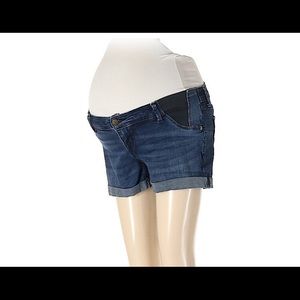 Isabel maternity midi shorts